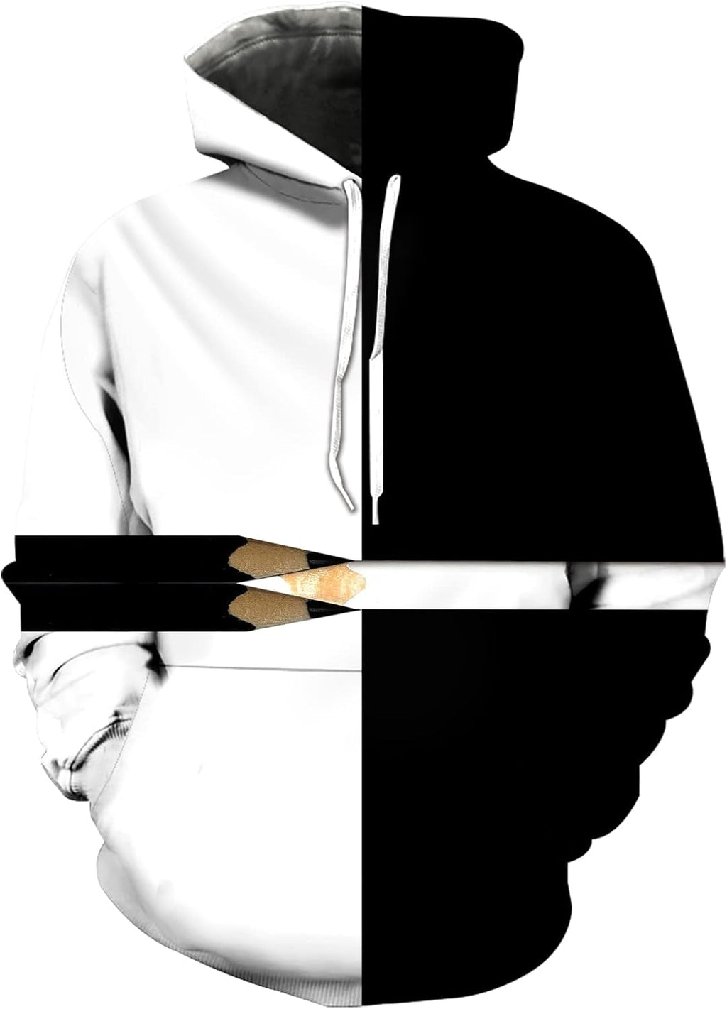 wangstar Graphic Hoodies for Men Sweatshirts for Teen Boy Gifts 16-18 Xmas Cool Things Novelty Black Red Pullover Hoodie