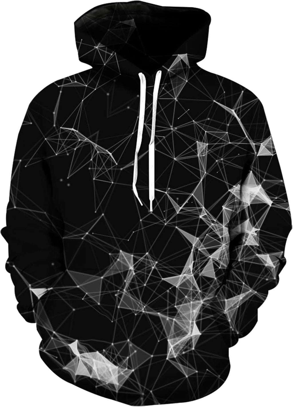 wangstar Graphic Hoodies for Men Sweatshirts for Teen Boy Gifts 16-18 Xmas Cool Things Novelty Black Red Pullover Hoodie