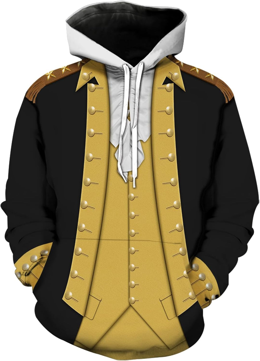 wangstar Graphic Hoodies for Men Sweatshirts for Teen Boy Gifts 16-18 Xmas Cool Things Novelty Black Red Pullover Hoodie