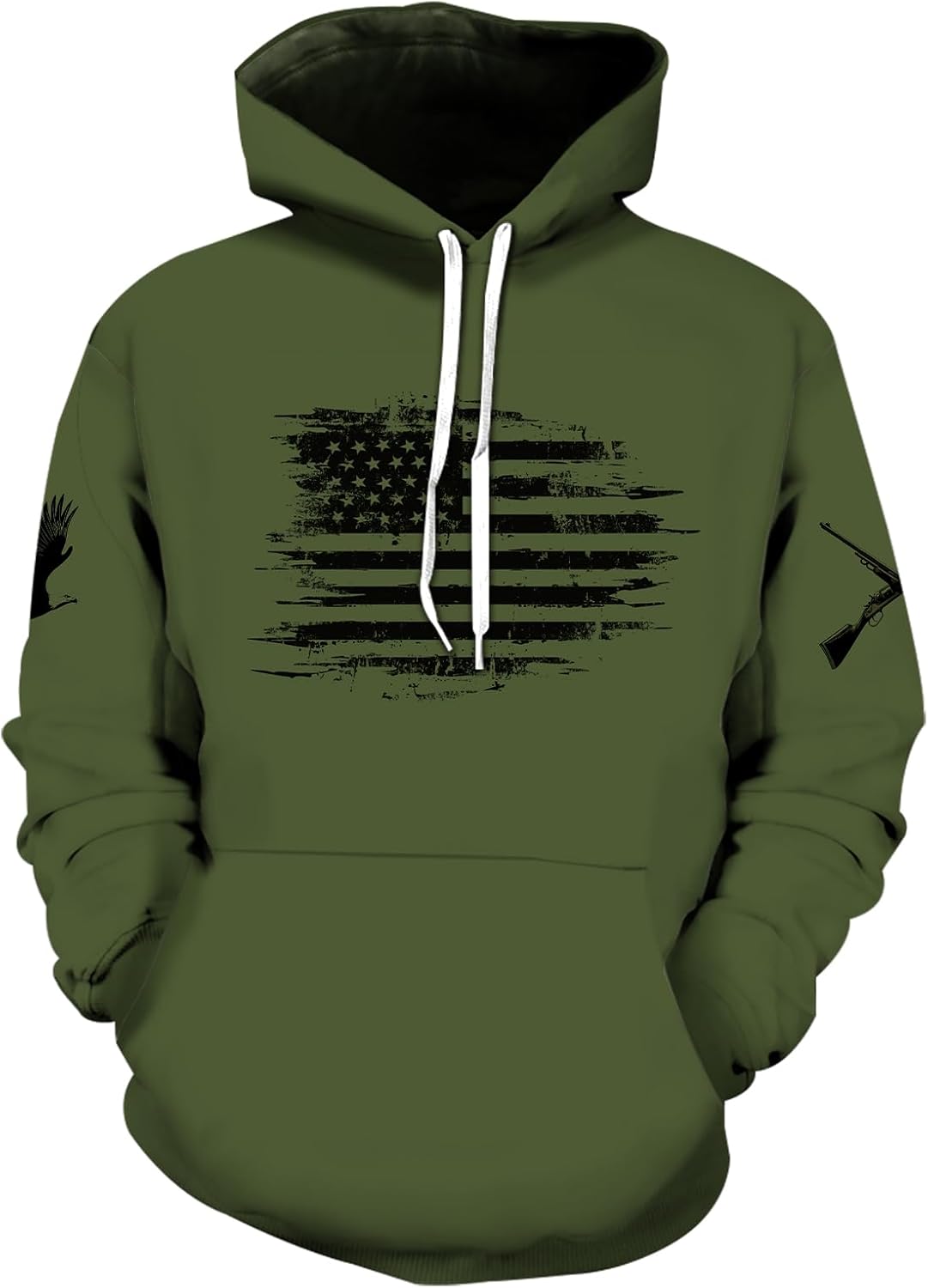 wangstar Graphic Hoodies for Men Sweatshirts for Teen Boy Gifts 16-18 Xmas Cool Things Novelty Black Red Pullover Hoodie