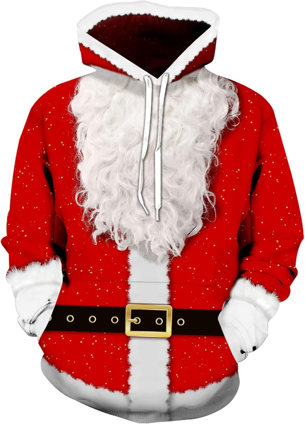 wangstar Graphic Hoodies for Men Sweatshirts for Teen Boy Gifts 16-18 Xmas Cool Things Novelty Black Red Pullover Hoodie