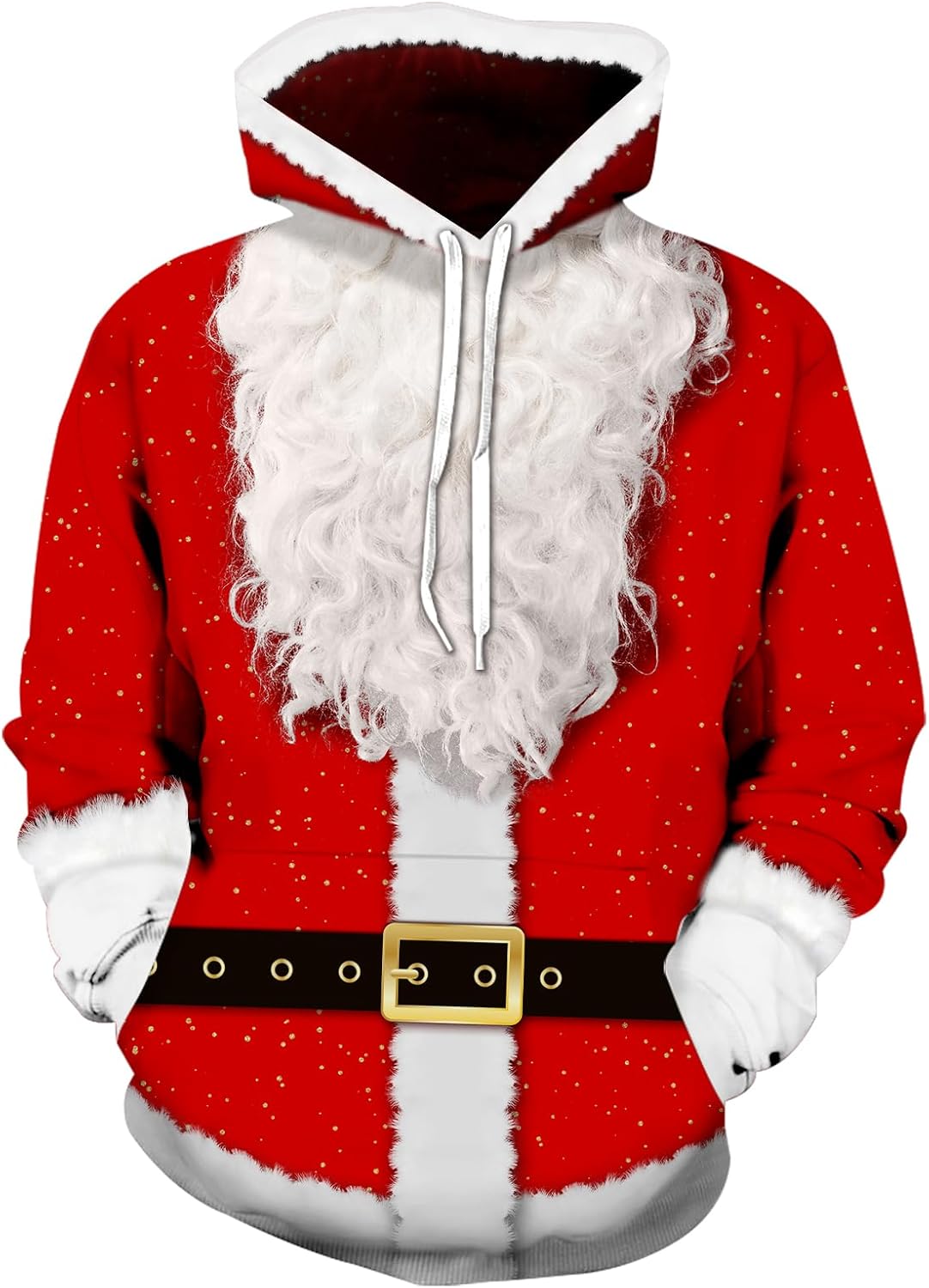 wangstar Graphic Hoodies for Men Sweatshirts for Teen Boy Gifts 16-18 Xmas Cool Things Novelty Black Red Pullover Hoodie