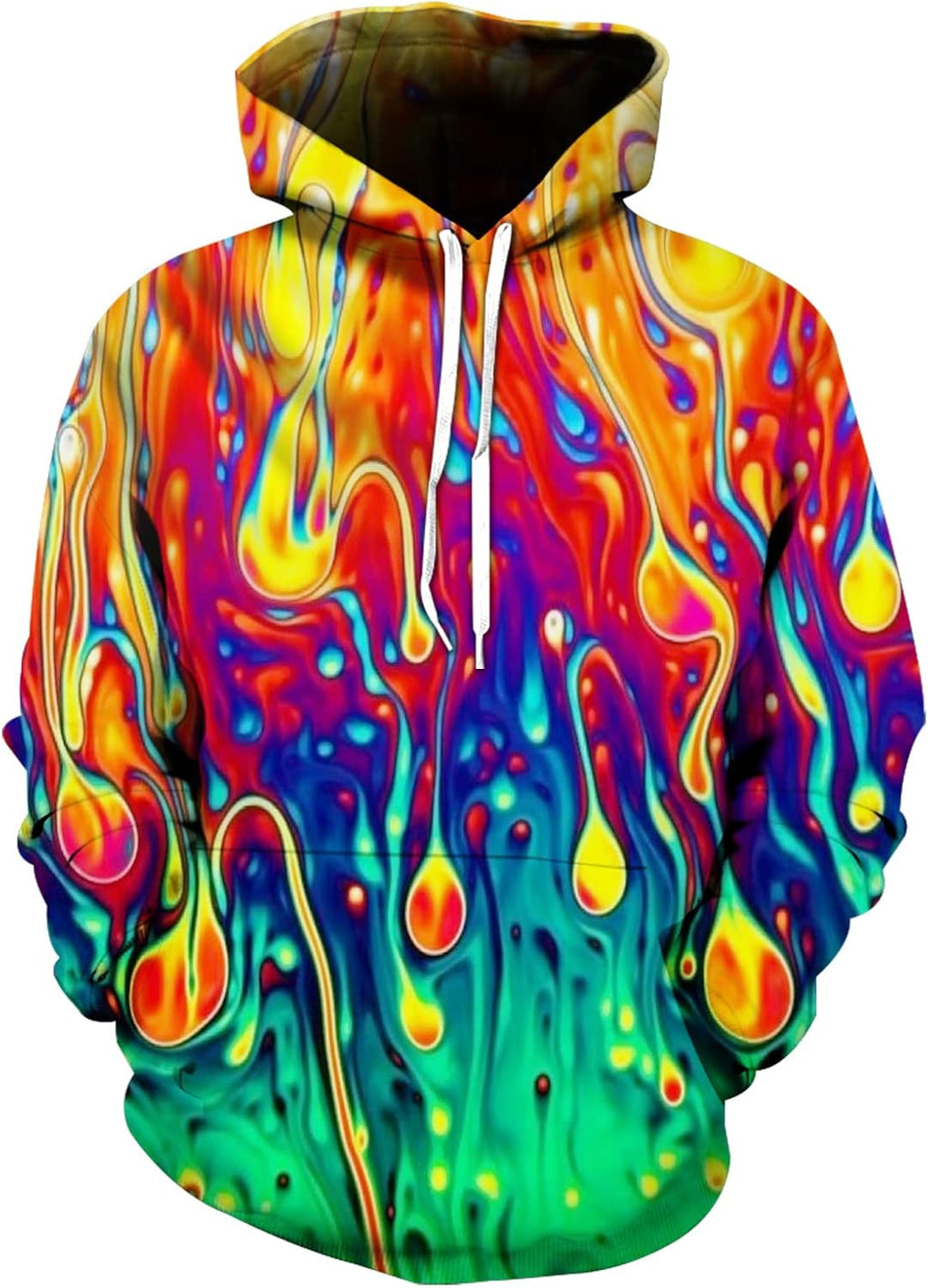 wangstar Graphic Hoodies for Men Sweatshirts for Teen Boy Gifts 16-18 Xmas Cool Things Novelty Black Red Pullover Hoodie