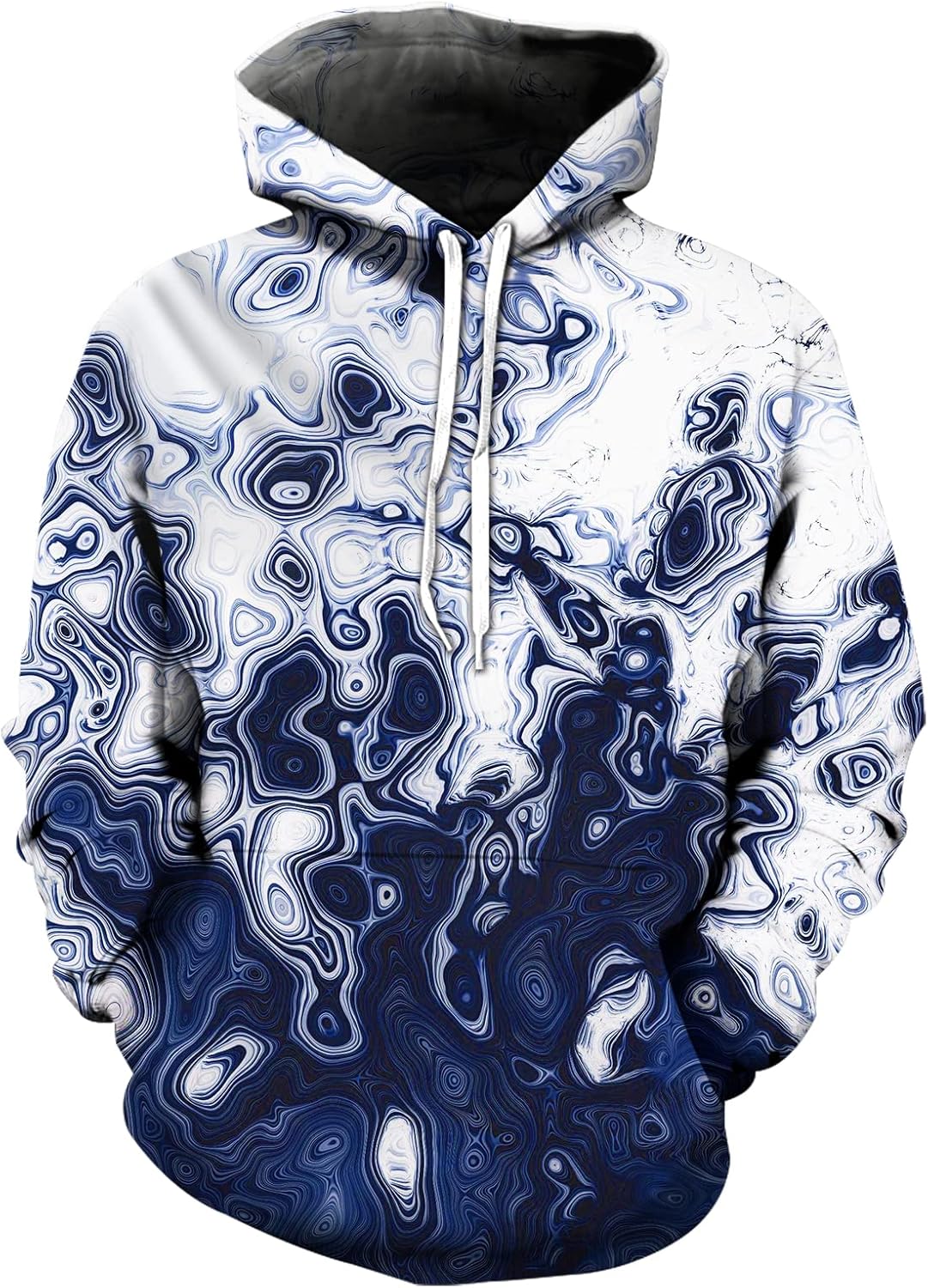 wangstar Graphic Hoodies for Men Sweatshirts for Teen Boy Gifts 16-18 Xmas Cool Things Novelty Black Red Pullover Hoodie