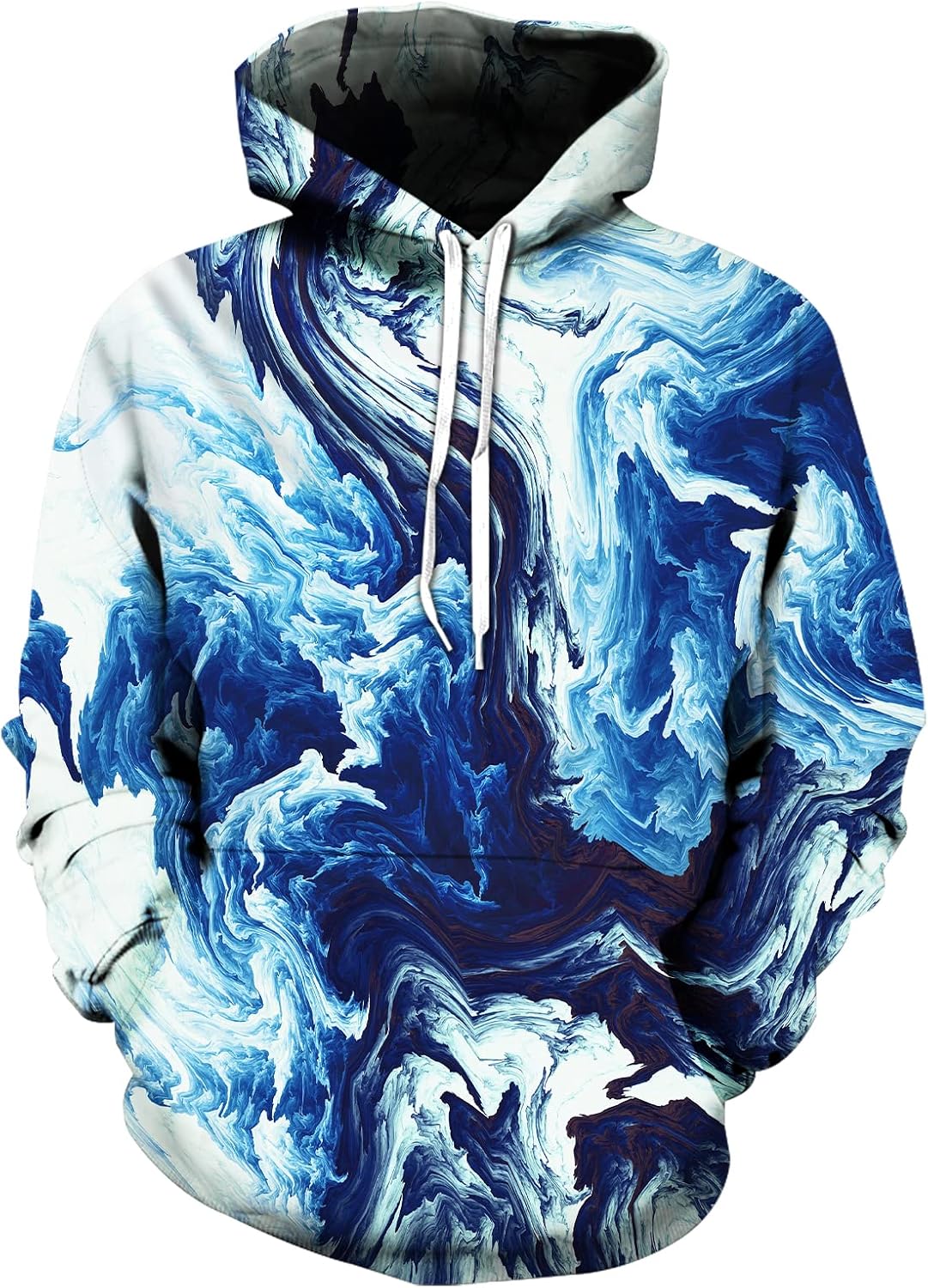 wangstar Graphic Hoodies for Men Sweatshirts for Teen Boy Gifts 16-18 Xmas Cool Things Novelty Black Red Pullover Hoodie